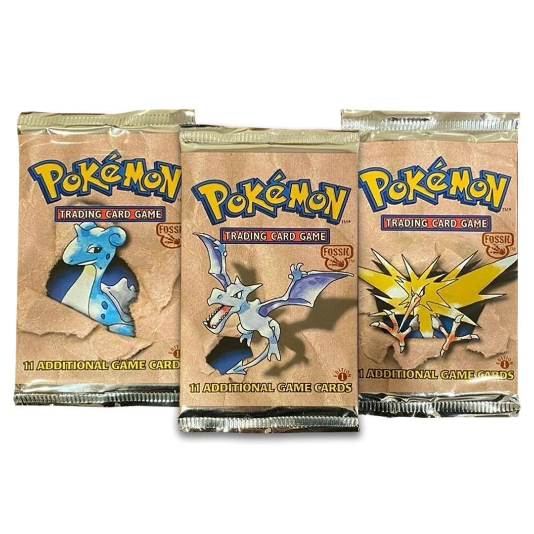 1st Edition Fossil Booster Packs **BOX FRESH**